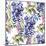 Wisteria Flower Watercolor-tanycya-Mounted Art Print