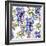 Wisteria Flower Watercolor-tanycya-Framed Art Print