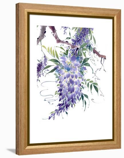 Wisteria Garden II-Nan Rae-Framed Stretched Canvas