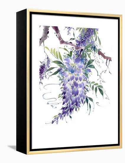 Wisteria Garden II-Nan Rae-Framed Stretched Canvas