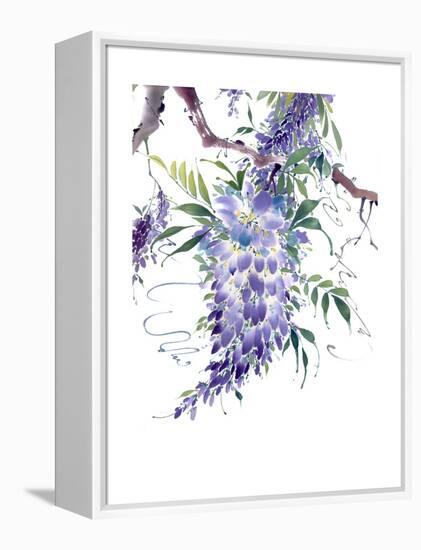 Wisteria Garden II-Nan Rae-Framed Stretched Canvas