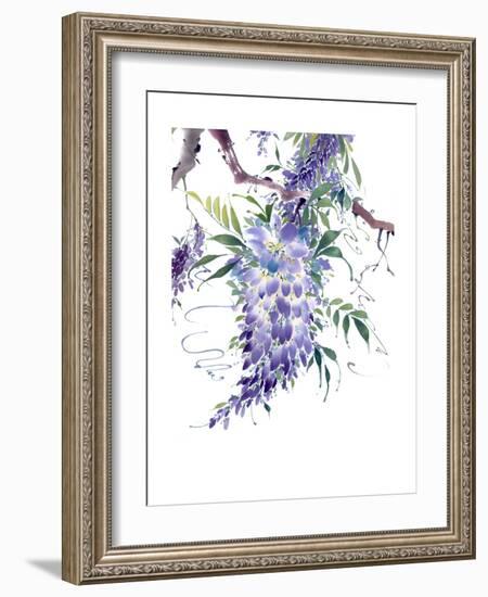 Wisteria Garden II-Nan Rae-Framed Premium Giclee Print