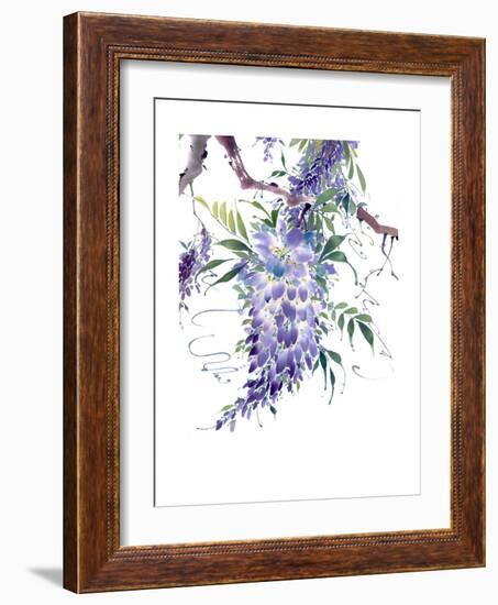 Wisteria Garden II-Nan Rae-Framed Premium Giclee Print