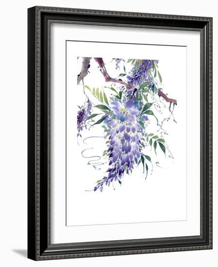 Wisteria Garden II-Nan Rae-Framed Premium Giclee Print
