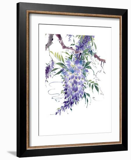 Wisteria Garden II-Nan Rae-Framed Art Print