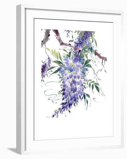 Wisteria Garden II-Nan Rae-Framed Art Print