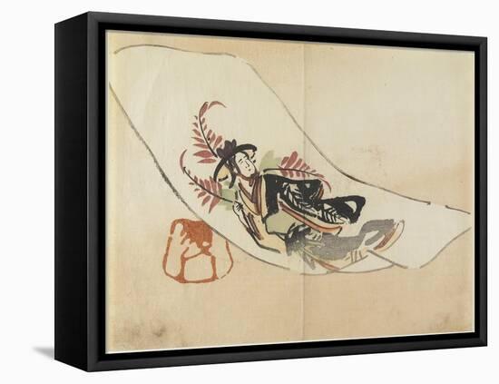 Wisteria Maiden, C. 1830-Hogyoku-Framed Premier Image Canvas