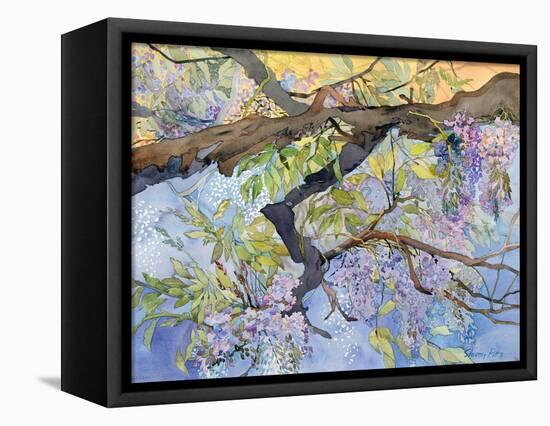 Wisteria, Van Vleck-Sharon Pitts-Framed Premier Image Canvas