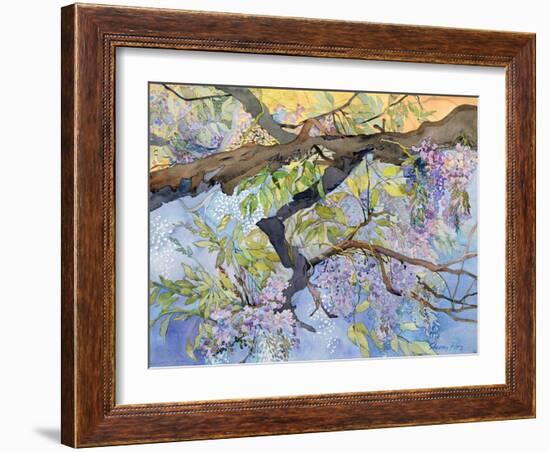 Wisteria, Van Vleck-Sharon Pitts-Framed Giclee Print