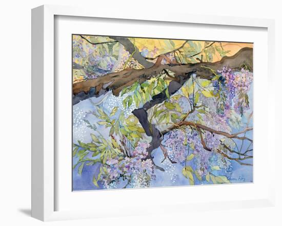 Wisteria, Van Vleck-Sharon Pitts-Framed Giclee Print