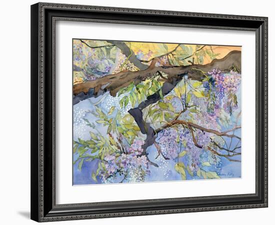 Wisteria, Van Vleck-Sharon Pitts-Framed Giclee Print