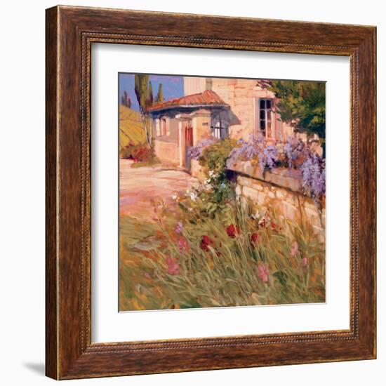 Wisteria Wall-Philip Craig-Framed Giclee Print