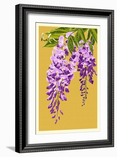 Wisteria-Lantern Press-Framed Art Print