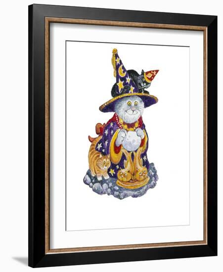 Witch Cat-Bill Bell-Framed Giclee Print