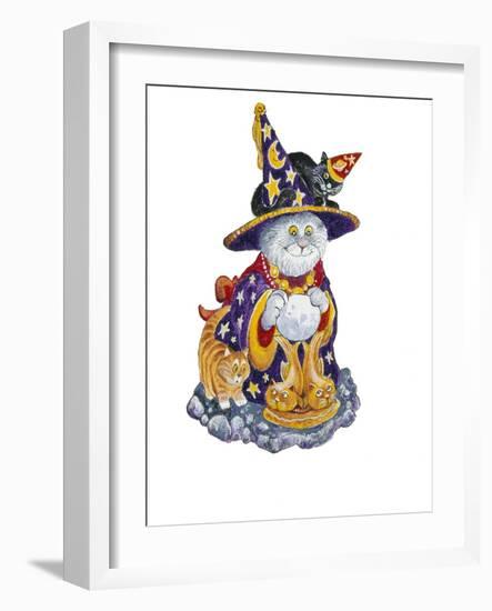 Witch Cat-Bill Bell-Framed Giclee Print