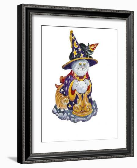 Witch Cat-Bill Bell-Framed Giclee Print