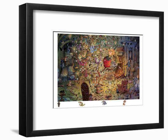 Witch Christmas-Francois Ruyer-Framed Giclee Print