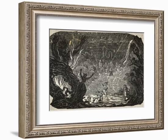 Witch Conjures up Visions Which Terrify a Client-Robert Seymour-Framed Photographic Print