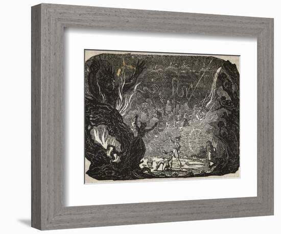 Witch Conjures up Visions Which Terrify a Client-Robert Seymour-Framed Photographic Print