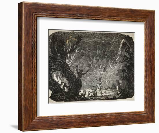 Witch Conjures up Visions Which Terrify a Client-Robert Seymour-Framed Photographic Print