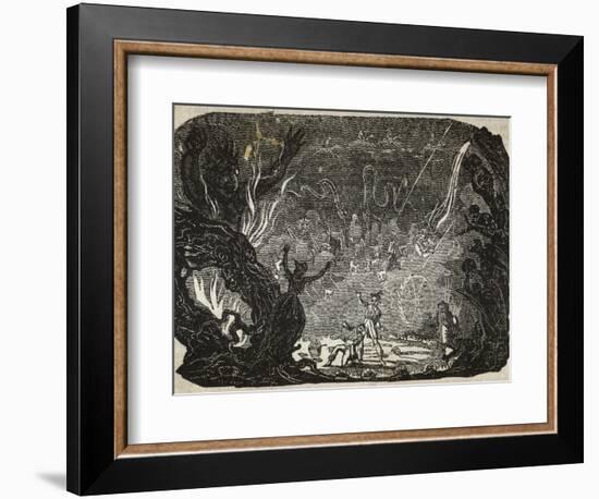 Witch Conjures up Visions Which Terrify a Client-Robert Seymour-Framed Photographic Print