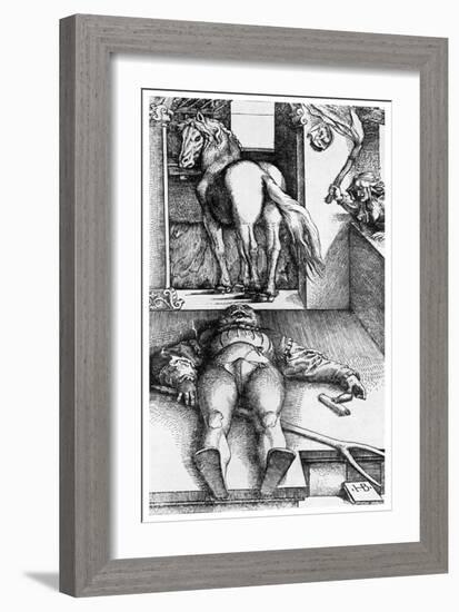 Witch Hunt: the Bewitched Groom, 16th Century-Hans Baldung-Framed Giclee Print