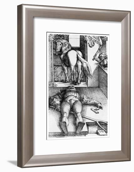 Witch Hunt: the Bewitched Groom, 16th Century-Hans Baldung-Framed Giclee Print