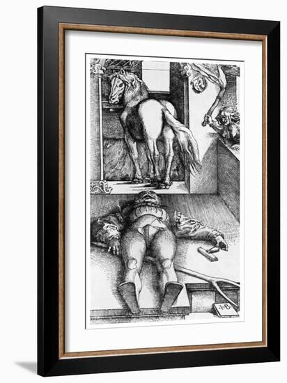 Witch Hunt: the Bewitched Groom, 16th Century-Hans Baldung-Framed Giclee Print