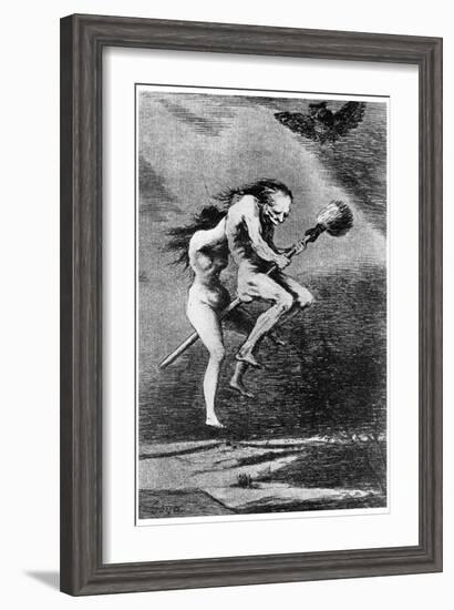 Witch Hunt: Witches, C1799-Francisco de Goya-Framed Giclee Print
