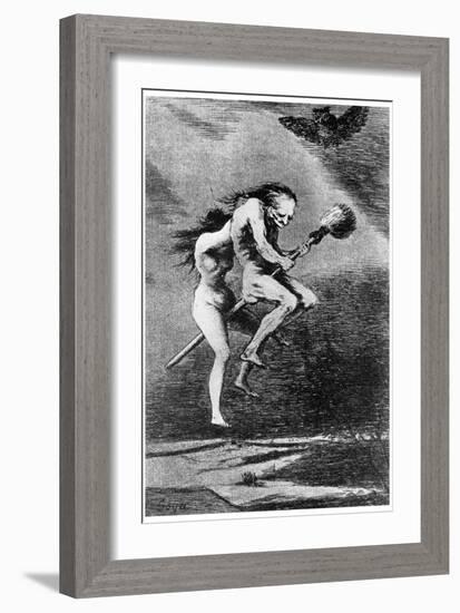 Witch Hunt: Witches, C1799-Francisco de Goya-Framed Giclee Print