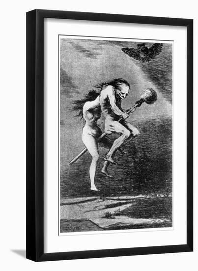 Witch Hunt: Witches, C1799-Francisco de Goya-Framed Giclee Print