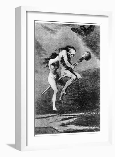 Witch Hunt: Witches, C1799-Francisco de Goya-Framed Giclee Print