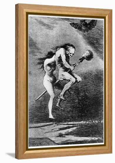 Witch Hunt: Witches, C1799-Francisco de Goya-Framed Premier Image Canvas