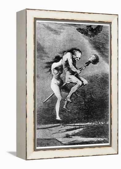 Witch Hunt: Witches, C1799-Francisco de Goya-Framed Premier Image Canvas