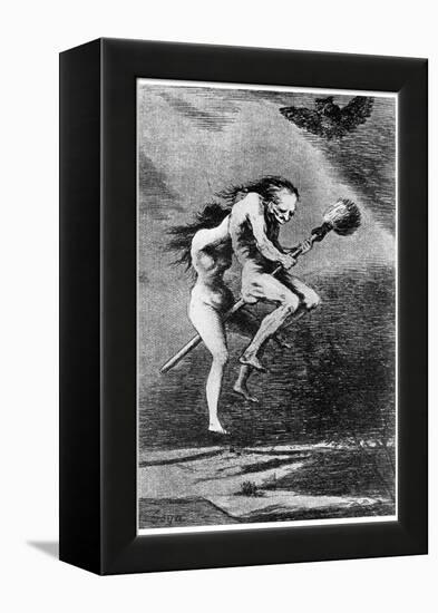 Witch Hunt: Witches, C1799-Francisco de Goya-Framed Premier Image Canvas