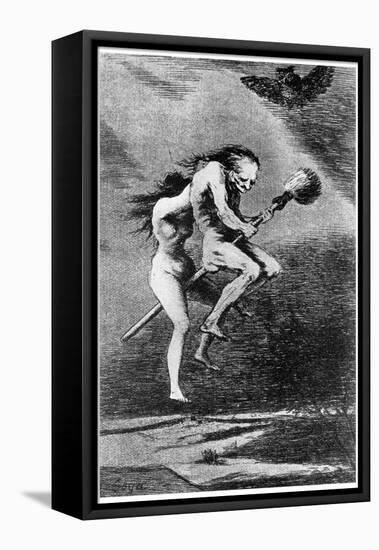 Witch Hunt: Witches, C1799-Francisco de Goya-Framed Premier Image Canvas