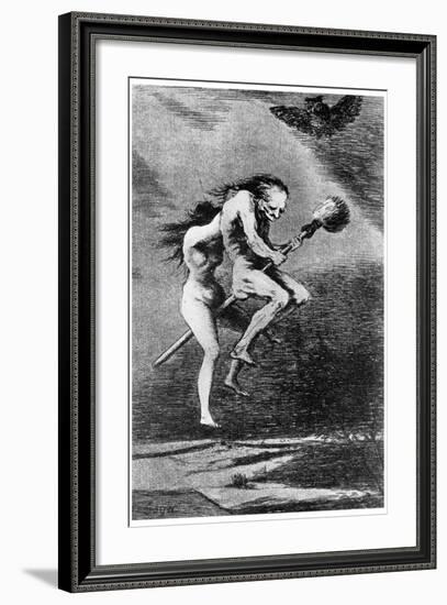 Witch Hunt: Witches, C1799-Francisco de Goya-Framed Giclee Print