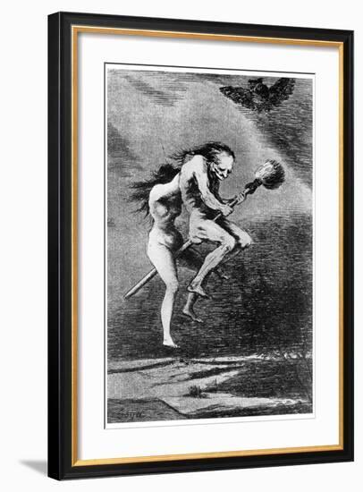 Witch Hunt: Witches, C1799-Francisco de Goya-Framed Giclee Print