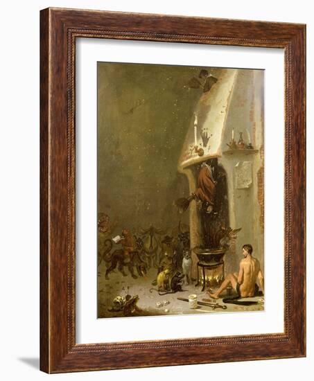 Witch's Tavern-Cornelis Saftleven-Framed Giclee Print