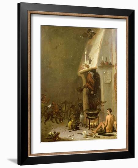 Witch's Tavern-Cornelis Saftleven-Framed Giclee Print