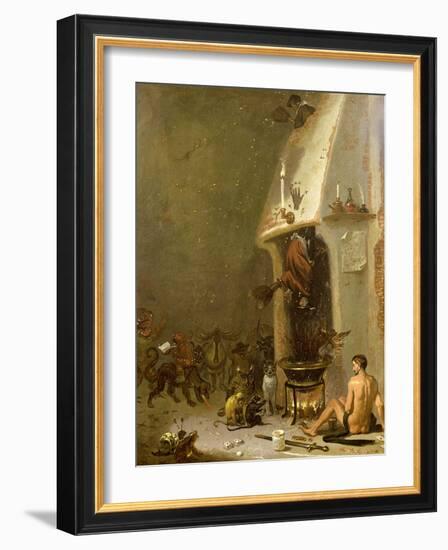 Witch's Tavern-Cornelis Saftleven-Framed Giclee Print