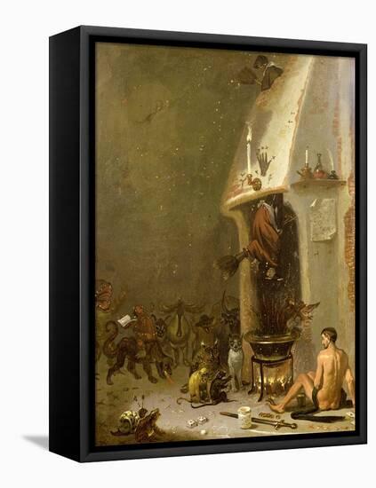 Witch's Tavern-Cornelis Saftleven-Framed Premier Image Canvas