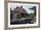 Witch Trials Memorial, Salem, MA. Each Stone Inscribed with name of a Victim (house From 1600s)-null-Framed Photographic Print