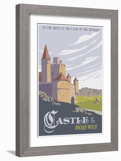 Witche’s Castle Travel-Steve Thomas-Framed Giclee Print