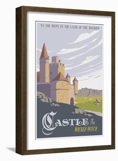 Witche’s Castle Travel-Steve Thomas-Framed Giclee Print