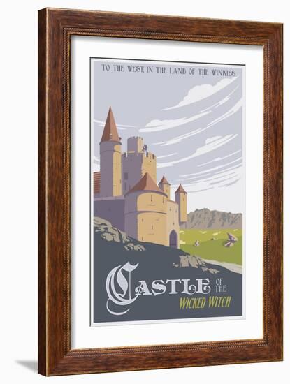 Witche’s Castle Travel-Steve Thomas-Framed Giclee Print