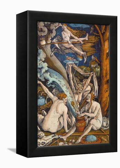Witches, 1508-Hans Baldung Grien-Framed Premier Image Canvas
