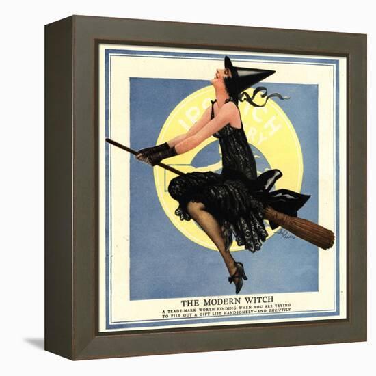 Witches at Halloween, USA, 1920-null-Framed Premier Image Canvas