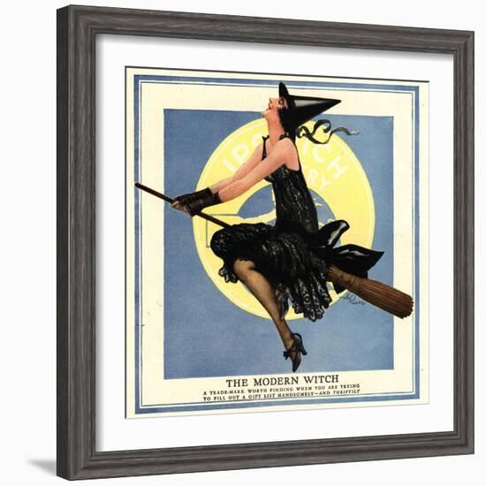 Witches at Halloween, USA, 1920-null-Framed Giclee Print