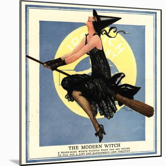 Witches at Halloween, USA, 1920-null-Mounted Giclee Print